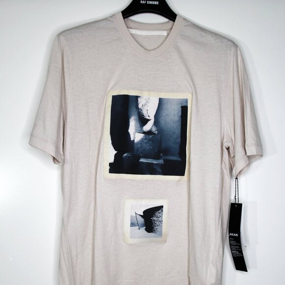 BNWT SS20 JULIUS "AFANGAR" GRAPHIC IVORY TSHIRT 1 & 2 - Picture 2 of 16
